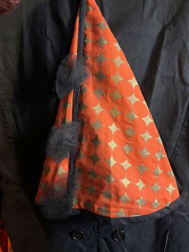 Antique circa 1930s/1940s three piece American clown costume