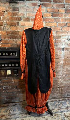 Antique circa 1930s/1940s three piece American clown costume