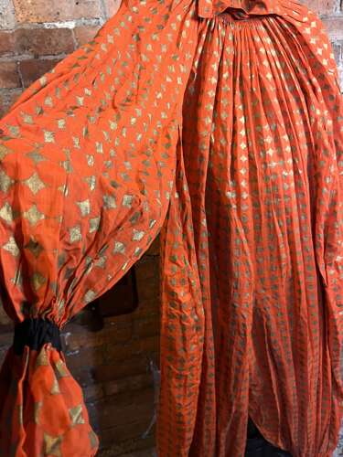 Antique circa 1930s/1940s three piece American clown costume
