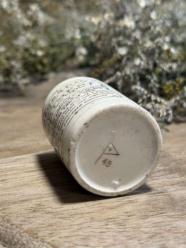 Antique Regesan Ointment Cure Ceramic English Pot Jar