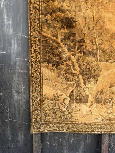 Vintage Verdure Style Woodland Deer Wall Hanging Tapestry  